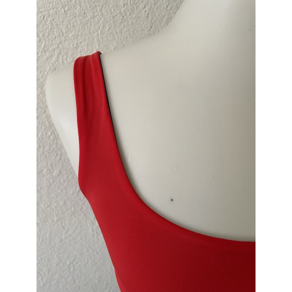 Solid & Striped Swim Bikini Top One Shoulder Reversible Isabeli Beach - Picture 3 of 9